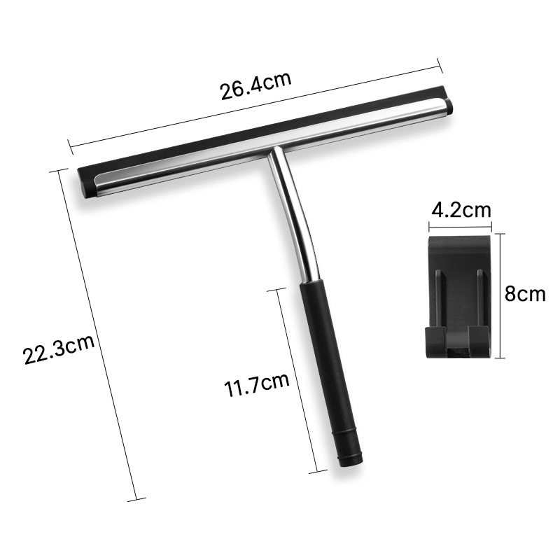 Καθαριστής γυαλιού – μονόπλευρος; Μάρκα: Ying design; Υλικό: κράμα ψευδαργύρου + ανοξείδωτος χάλυβας; Χειροκίνητο εργαλείο οικιακής χρήσης; Με κρεμαστή λαβή