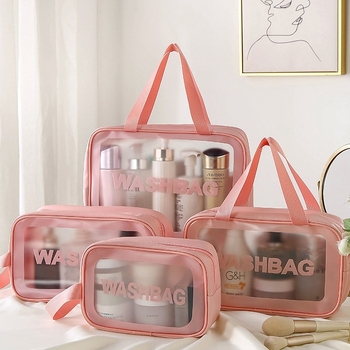 Τσαντάκι μακιγιάζ από PU, κυβόσχημο, για ταξίδια, αποθήκευση καλλυντικών, στυλ μοντέρνου μινιμαλισμού