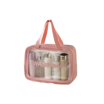 Τσαντάκι μακιγιάζ από PU, κυβόσχημο, για ταξίδια, αποθήκευση καλλυντικών, στυλ μοντέρνου μινιμαλισμού