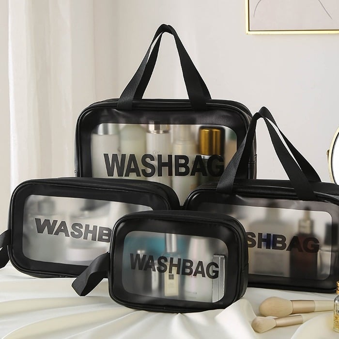 PU anyagú sminktáska, kocka alak, utazáshoz, kozmetikai tárolás, modern minimalist stílus