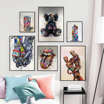 καμβάς λαδιού – μοντέρνος γεωμετρικός αφαιρετικός σχεδιασμός, χωρίς πλαίσιο, inkjet εκτύπωση