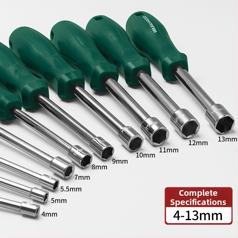 Хекс торцев ключ, закален високовъглеродна стомана, огледална повърхност