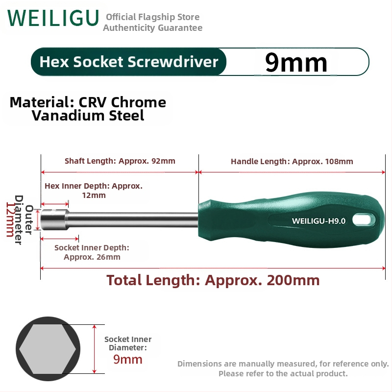 Cheie cu soclu hexagonal, oțel cu conținut mare de carbon, finisaj oglindă