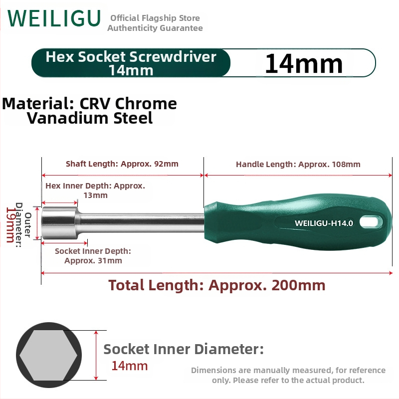 Cheie cu soclu hexagonal, oțel cu conținut mare de carbon, finisaj oglindă