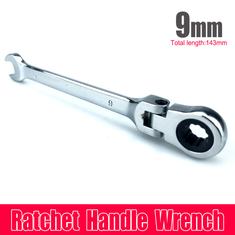 Cheie cu ratchet cu cap reglabil, din oțel de unelte, greutate 0.3, pentru reparații auto și electrocasnice