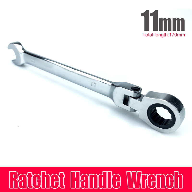 Cheie cu ratchet cu cap reglabil, din oțel de unelte, greutate 0.3, pentru reparații auto și electrocasnice