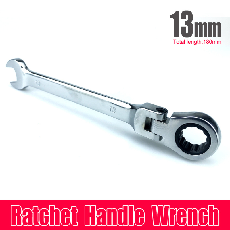 Cheie cu ratchet cu cap reglabil, din oțel de unelte, greutate 0.3, pentru reparații auto și electrocasnice