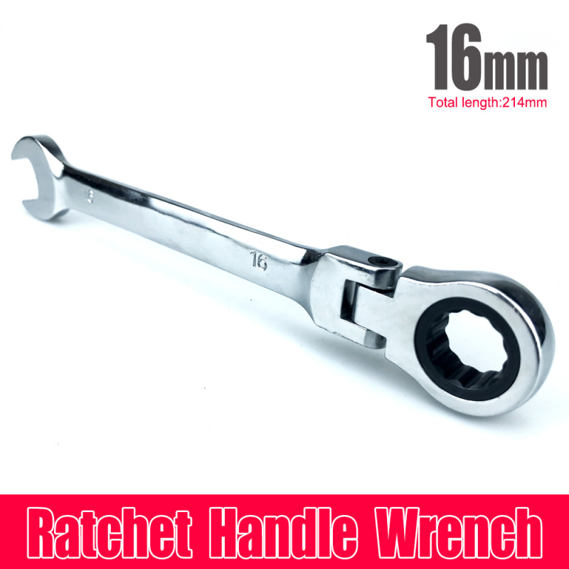 Cheie cu ratchet cu cap reglabil, din oțel de unelte, greutate 0.3, pentru reparații auto și electrocasnice