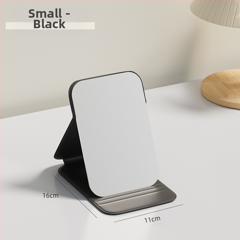 Сгъваемо козметично огледало с PU/PS/PVC рамка и алуминиево огледало – настолно козметично огледало, печат на лого и персонализация