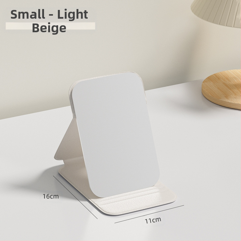 Сгъваемо козметично огледало с PU/PS/PVC рамка и алуминиево огледало – настолно козметично огледало, печат на лого и персонализация