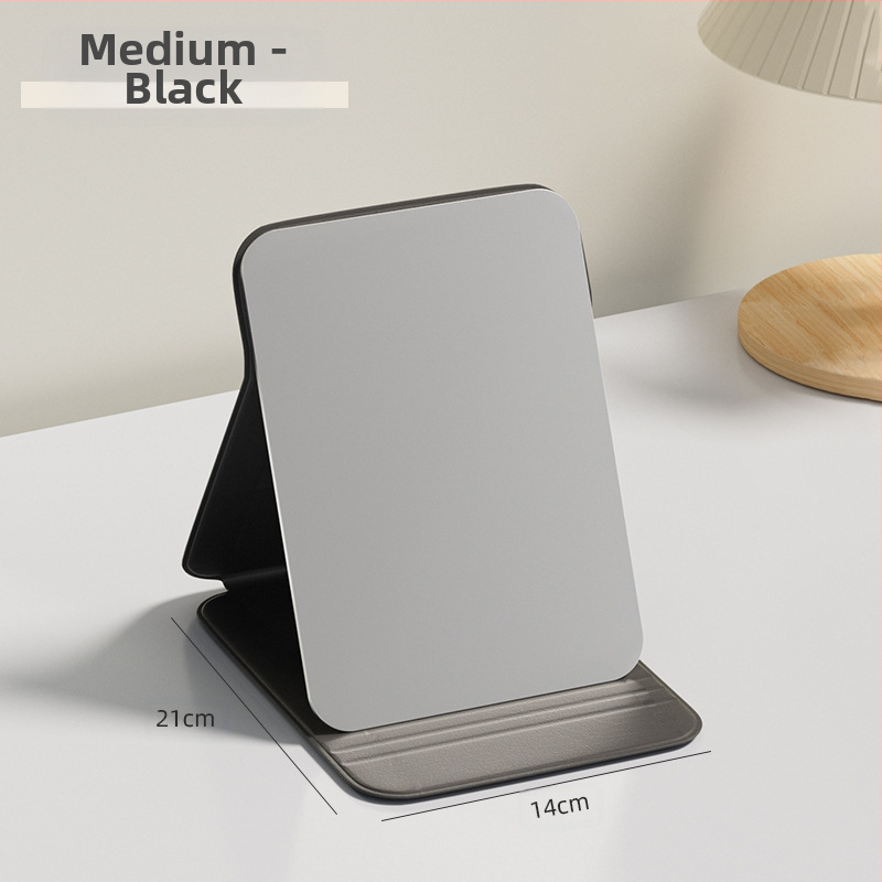 Сгъваемо козметично огледало с PU/PS/PVC рамка и алуминиево огледало – настолно козметично огледало, печат на лого и персонализация