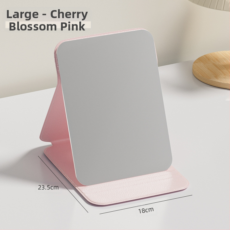 Сгъваемо козметично огледало с PU/PS/PVC рамка и алуминиево огледало – настолно козметично огледало, печат на лого и персонализация