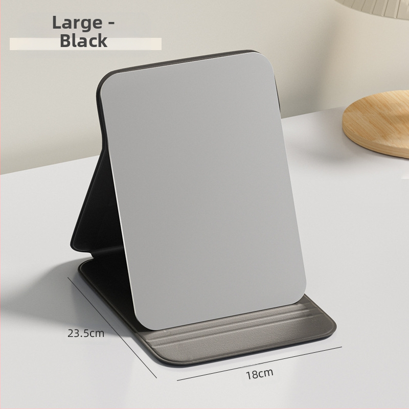 Сгъваемо козметично огледало с PU/PS/PVC рамка и алуминиево огледало – настолно козметично огледало, печат на лого и персонализация