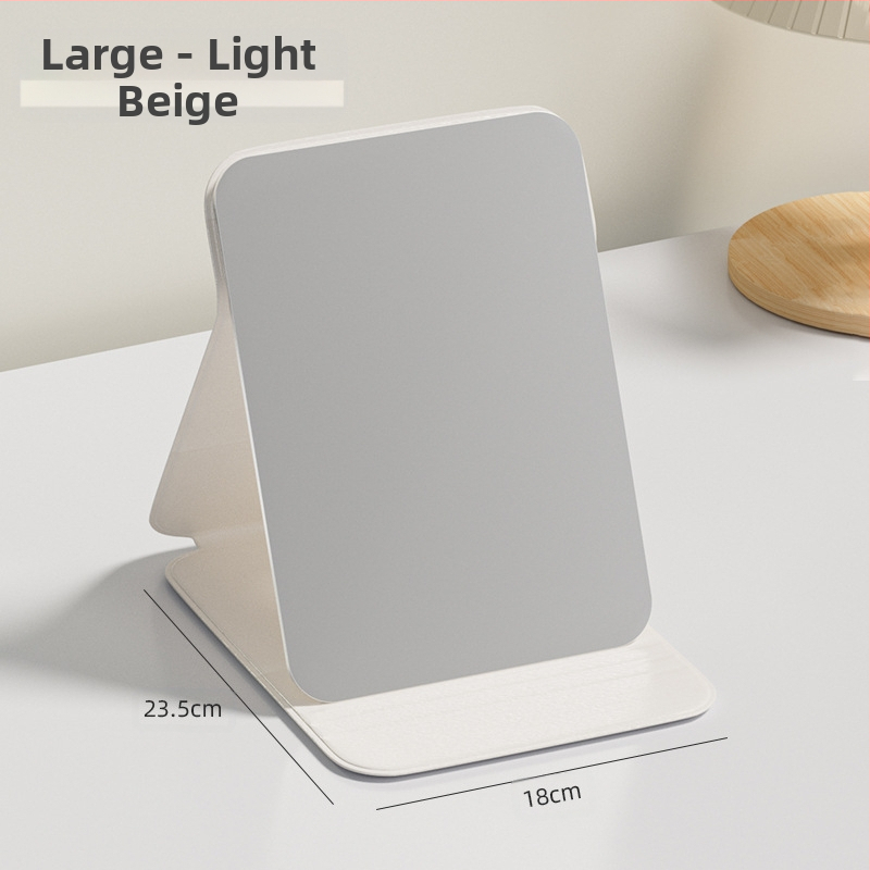 Сгъваемо козметично огледало с PU/PS/PVC рамка и алуминиево огледало – настолно козметично огледало, печат на лого и персонализация