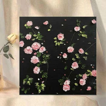 DIY Ψηφιακή ζωγραφιά σε λάδι — Φλοράλ 3D υφή, χωρίς κάδρο, Σύγχρονος μινιμαλισμός, Χώρος: σαλόνι/υπνοδωμάτιο/γραφείο, Μονάδα: Amplitude, Απόθεμα: 99999