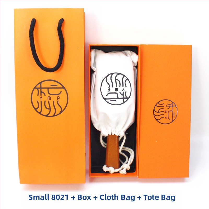 Pieptene din lemn de fag cu pernă de aer, același model ca Aifanda, în cutie cadou, gravură pentru ziua de naștere