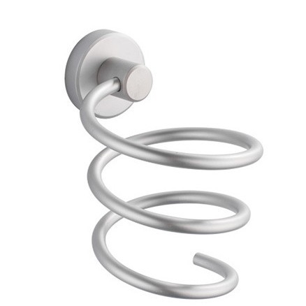 Saint Rejia 9441 Ράφι-στήριγμα σεσουάρ μαλλιών από κράγμα αλουμινίου, Ανόδιο οξείδωση φινίρισμα, Εγκατάσταση χωρίς τρύπες, Μέγιστο φορτίο 5,0 kg