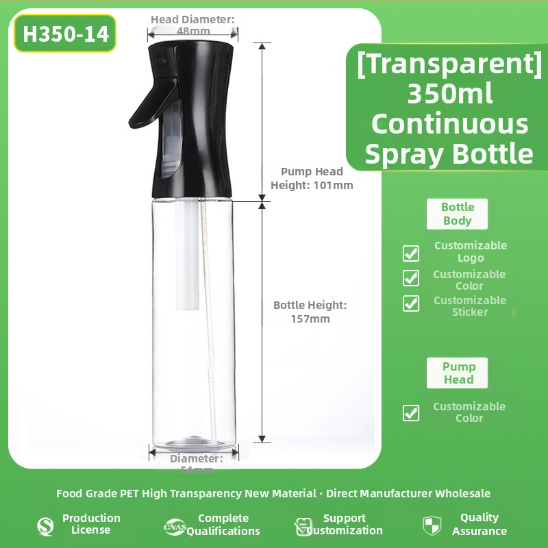 Spray-pudel mattpinnaga, PET materjal, serigraafia, päritolu Zhejiang, kaubamärk Senjia Plastic Industry, ilma kohandamiseta