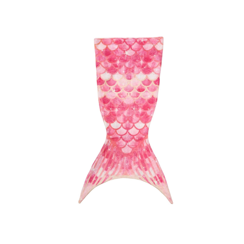 Sellőfarok pléd - puha, bőrbarát, meleg; poliészter anyag, 300 g, tavasz és ősz, geometriai mintázat, gyermekek és felnőttek részére