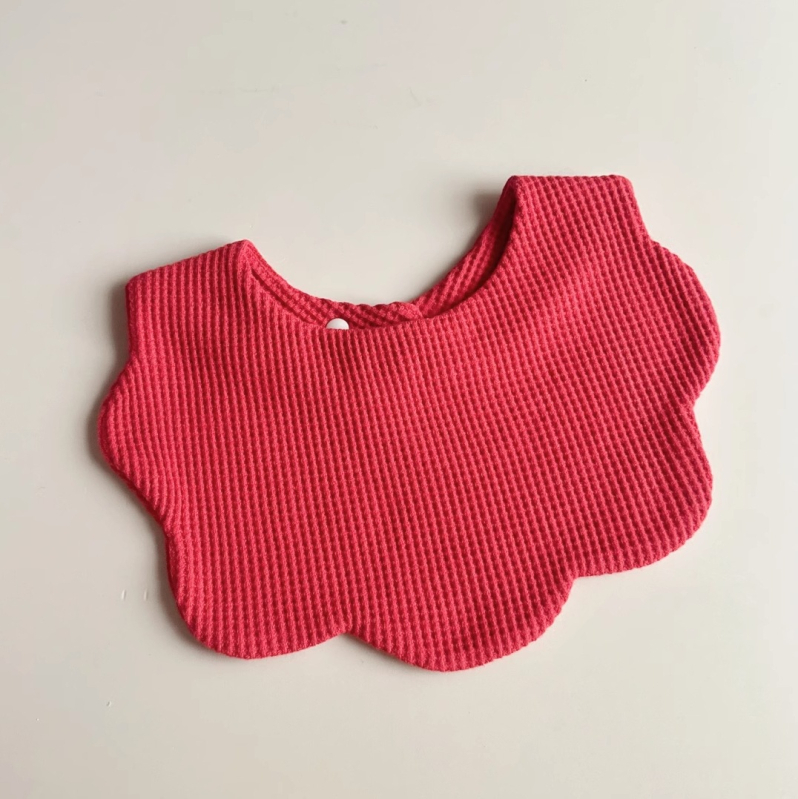 Prosop pentru saliva la copii, șervețel pentru bebeluși, seria gofrată, brand Youbei grains, bumbac >95%, design desen animat, pentru sugari și copii mici (1–3 ani)