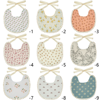 Παιδικός bib – αδιάβροχο βαμβακερό μείγμα, ποικιλία σχεδίων, για βρέφη και παιδιά 0–6 ετών