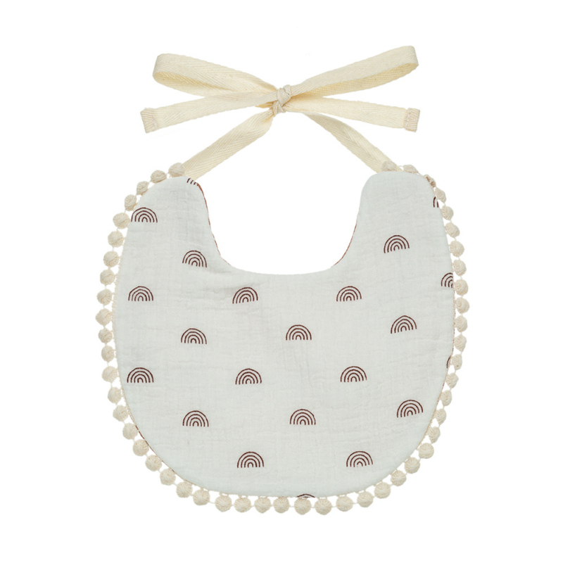 Bavetă pentru copii – impermeabilă, din amestec de bumbac, cu imprimeuri variate, pentru 0–6 ani