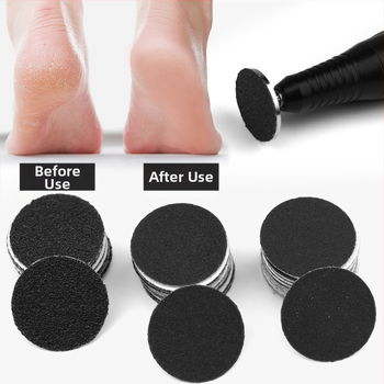 Σετ φύλλων λείανσης για περιποίηση νυχιών, υλικό: άμμος φλοιού, καθαρό βάρος 35 g, κατάλληλο για αφαίρεση νεκρού δέρματος και κάλων