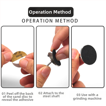 Σετ φύλλων λείανσης για περιποίηση νυχιών, υλικό: άμμος φλοιού, καθαρό βάρος 35 g, κατάλληλο για αφαίρεση νεκρού δέρματος και κάλων