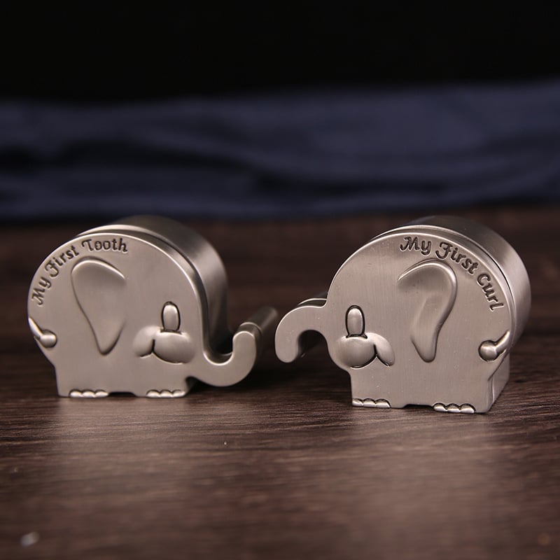 Κουτί αποθήκευσης νεογνικών δοντιών από κράμα ψευδάργύρου – μεταλλικό, blister συσκευασία, για ηλικίες 7–14