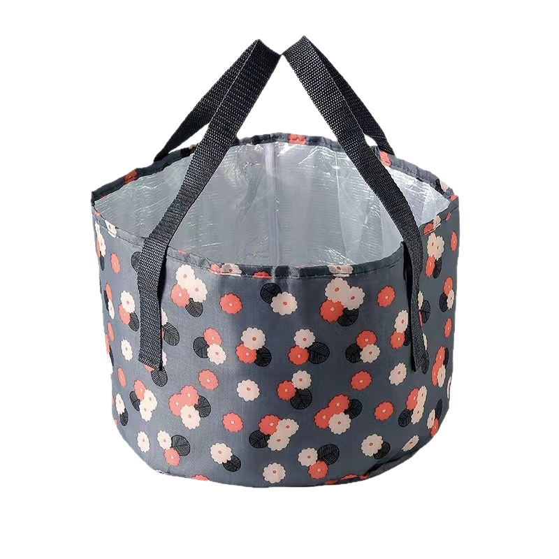 Vas pliabil portabil pentru picioare, pentru călătorii — PVC, design pliabil, pentru adulți