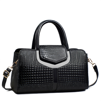 Unisex τσάντα PU, στυλ Boston, μορφή μαξιλαριού, πολυεστερική επένδυση, εσωτερική θήκη με φερμουάρ