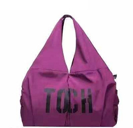Ženska nylon tote torba sa zatvaračem, vodoravni kvadratni oblik, džep sa zatvaračem, dvostruke ručke