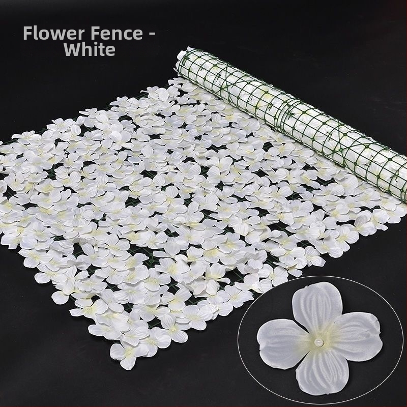 Mű falevél panel a falak és a mennyezet dekorálásához; ideális esküvők, kültéri terek és fotórekvizítumok számára — anyagok: műanyag, selyemvirágok, poliészter szövet; technikák: reliefes nyomás és szitanyomás.