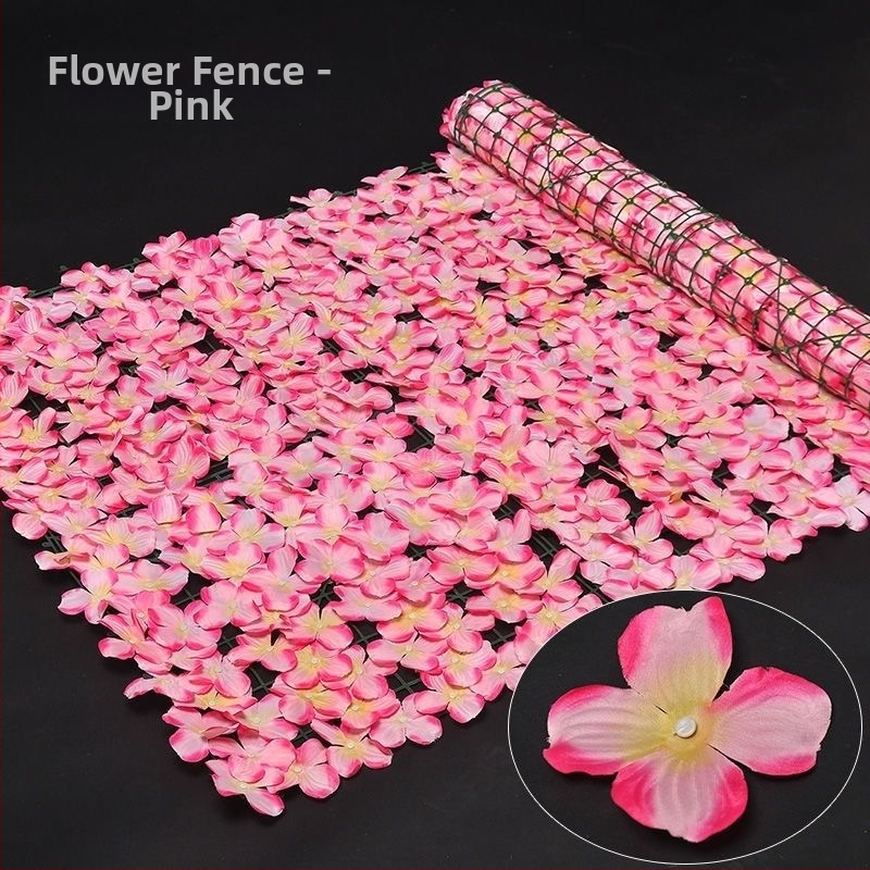 Mű falevél panel a falak és a mennyezet dekorálásához; ideális esküvők, kültéri terek és fotórekvizítumok számára — anyagok: műanyag, selyemvirágok, poliészter szövet; technikák: reliefes nyomás és szitanyomás.