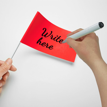 CW Σημαίες σήμανσης με PVC και μεταλλικό σύρμα, κρεμαστό εξάρτημα, μοντέρνο μινιμαλιστικό στυλ