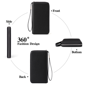 PU ženski novčanik - veliki kapacitet, urbani minimalistički stil, poliester podstava, zaštita od krađe