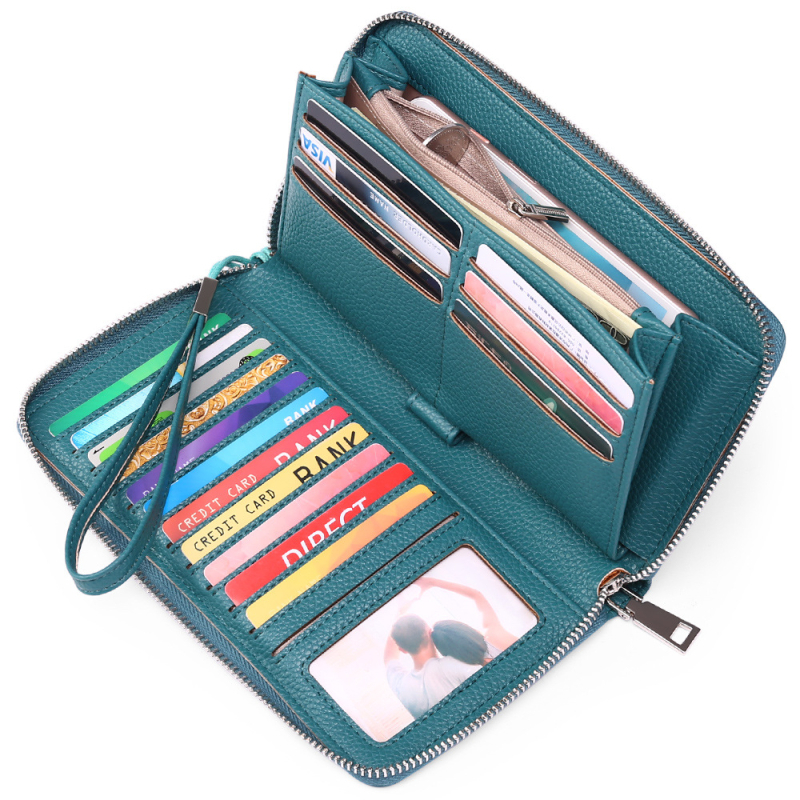 PU ženski novčanik - veliki kapacitet, urbani minimalistički stil, poliester podstava, zaštita od krađe