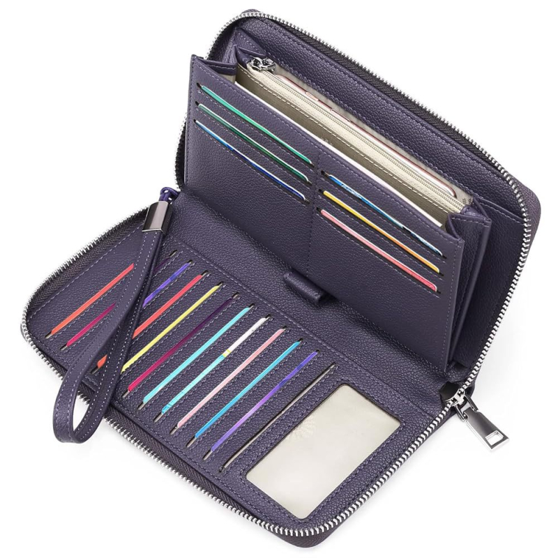 PU ženski novčanik - veliki kapacitet, urbani minimalistički stil, poliester podstava, zaštita od krađe