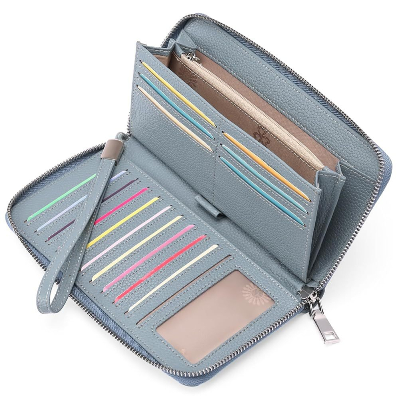 PU ženski novčanik - veliki kapacitet, urbani minimalistički stil, poliester podstava, zaštita od krađe