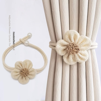 Guanrui lina ziedu aizkaru siksnas ar regulējamu uzglabāšanas auklu, minimālistiskais stils