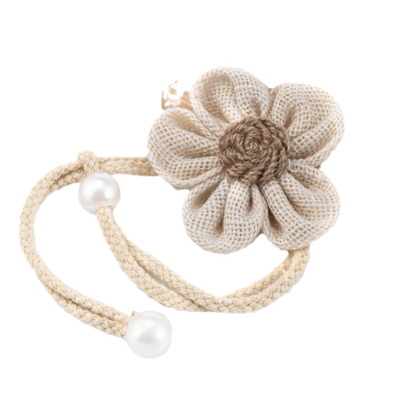 Guanrui lina ziedu aizkaru siksnas ar regulējamu uzglabāšanas auklu, minimālistiskais stils