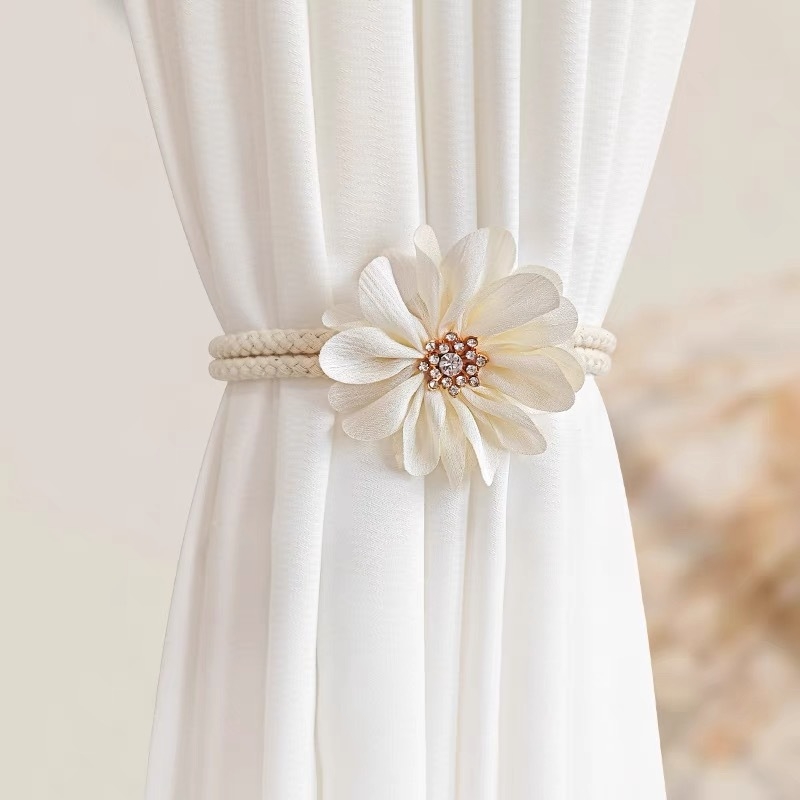 Guanrui lina ziedu aizkaru siksnas ar regulējamu uzglabāšanas auklu, minimālistiskais stils