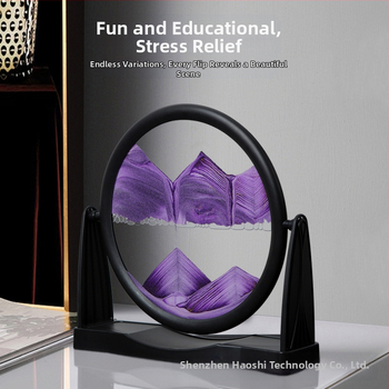 Γυάλινο έργο τέχνης με ροή άμμου για σαλόνι, 3D δυναμικό σχέδιο σε γεωμετρικό στυλ (Υλικό: Γυαλί; Διαδικασία κατασκευής: Λείανση; Επιφάνεια: Γυάλισμα; Κρεμαστό: Διακοσμητικό; Στυλ: Γεωμετρία)