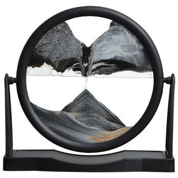 Γυάλινο έργο τέχνης με ροή άμμου για σαλόνι, 3D δυναμικό σχέδιο σε γεωμετρικό στυλ (Υλικό: Γυαλί; Διαδικασία κατασκευής: Λείανση; Επιφάνεια: Γυάλισμα; Κρεμαστό: Διακοσμητικό; Στυλ: Γεωμετρία)