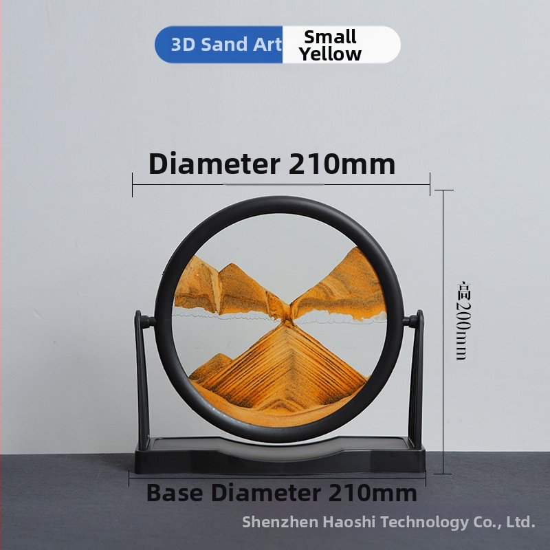 Nappali dísz homokfestés: 3D dinamikus homokfestő művészeti alkotás geometriai dizájnnal (Anyag: Üveg; Gyártási folyamat: Csiszolás; Felület: Polírozás; Függő forma: Dísz; Stílus: Geometria)