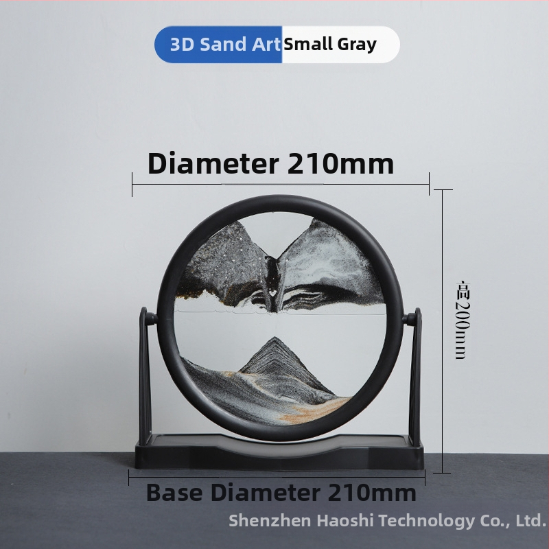 Nappali dísz homokfestés: 3D dinamikus homokfestő művészeti alkotás geometriai dizájnnal (Anyag: Üveg; Gyártási folyamat: Csiszolás; Felület: Polírozás; Függő forma: Dísz; Stílus: Geometria)