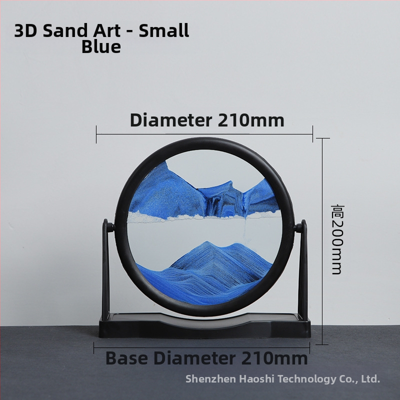 Nappali dísz homokfestés: 3D dinamikus homokfestő művészeti alkotás geometriai dizájnnal (Anyag: Üveg; Gyártási folyamat: Csiszolás; Felület: Polírozás; Függő forma: Dísz; Stílus: Geometria)