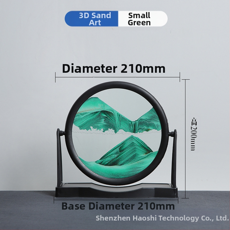 Nappali dísz homokfestés: 3D dinamikus homokfestő művészeti alkotás geometriai dizájnnal (Anyag: Üveg; Gyártási folyamat: Csiszolás; Felület: Polírozás; Függő forma: Dísz; Stílus: Geometria)