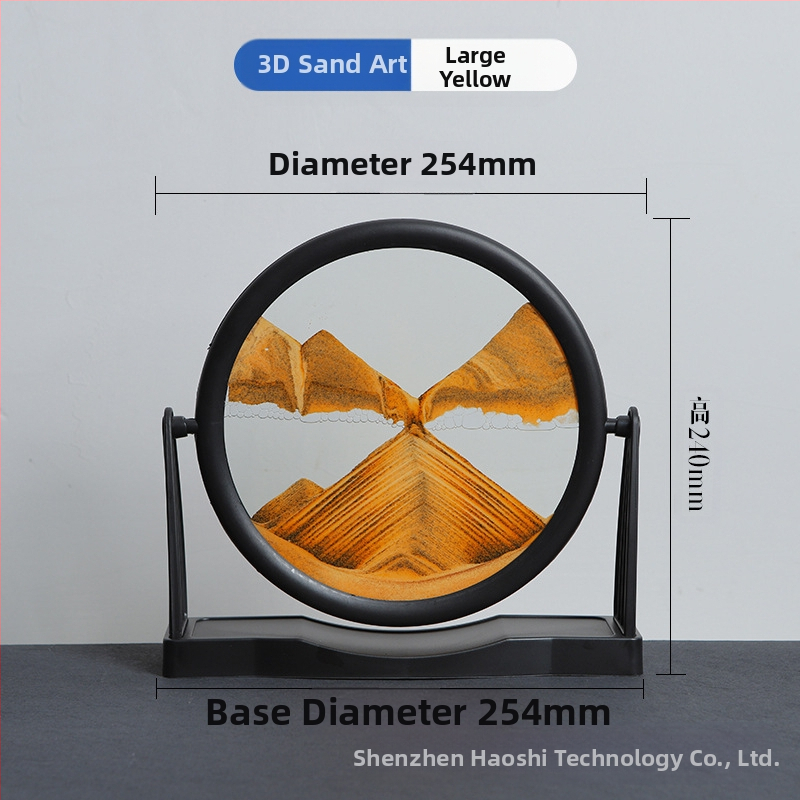 Nappali dísz homokfestés: 3D dinamikus homokfestő művészeti alkotás geometriai dizájnnal (Anyag: Üveg; Gyártási folyamat: Csiszolás; Felület: Polírozás; Függő forma: Dísz; Stílus: Geometria)
