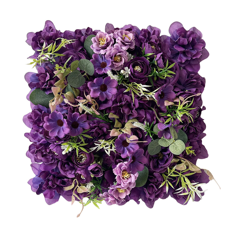 Dirbtinis gėlių sienos dekoras su plastikiniais ir šilko gėlėmis, Monetų sodo tema, Prekės ženklas Xinpeng